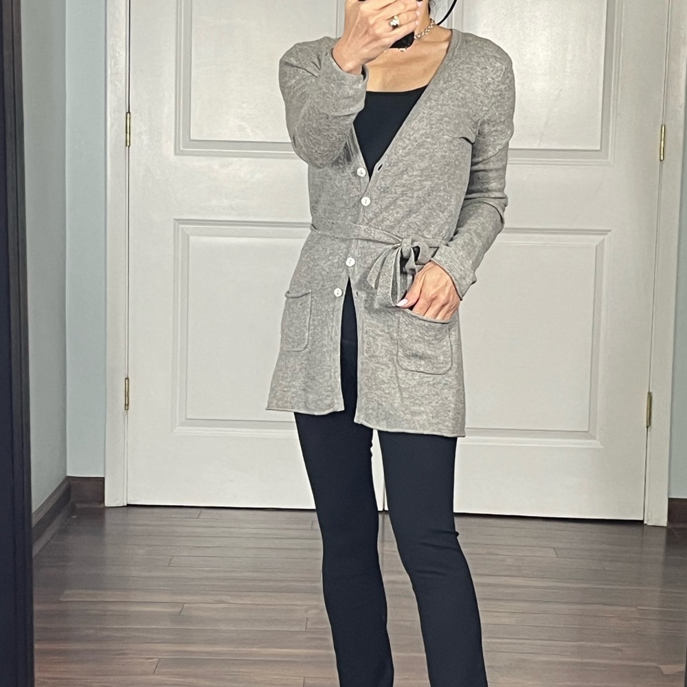 Evelyn Grace 100% cashmere longline cardigan size S